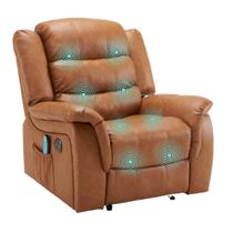 Poltrona do Papai Reclinável Elétrica E Massagem Relaxante Ocean Cor Premium Marrom