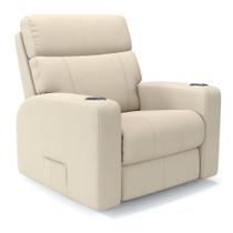 Poltrona do Papai Reclinável Elétrica Em Couro Bovino - Modelo Eames Damie