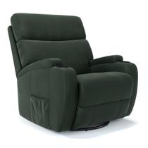 Poltrona do Papai Reclinável Elétrica Em Suede Com Massagem - Modelo Imperial Damie