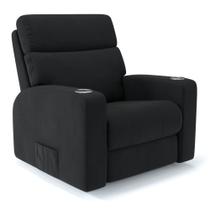Poltrona do Papai Reclinável Elétrica em Tecido Linho - Modelo Eames Damie Poltrona do Papai Reclinável Elétrica em Tecido Linho - Modelo Eames Damie