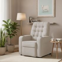 Poltrona do Papai Reclinável Lord Veludo Castor - Loja Sheep Poltrona do Papai Reclinável Lord Veludo Castor - Loja Sheep