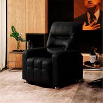Poltrona do Papai Reclinável Maldivas Corano Preto Speciale Home