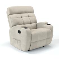 Poltrona do Papai Reclinável Manual em Bouclé Modelo Florença Damie Poltrona do Papai Reclinável Manual em Bouclé Modelo Florença Damie