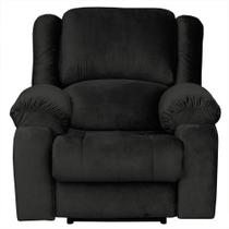 Poltrona do Papai Reclinável Manual Simon F05 Veludo Marrom - Lyam Decor Poltrona do Papai Reclinável Manual Simon F05 Veludo Marrom - Lyam Decor