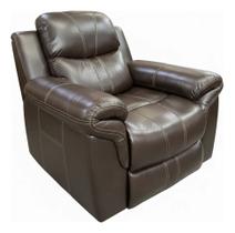 Poltrona Do Papai Reclinavel Marrom 152x95x101cm - Norfolk Marrom-escuro Poltrona Do Papai Reclinavel Marrom 152x95x101cm - Norfolk Marrom-escuro