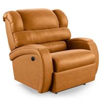Poltrona Do Papai Reclinável Napoli Controle Power Elétrico Pu Fh1 Whisky