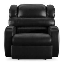 Poltrona Do Papai Reclinável Napoli Power Touch Massagem Pu Brilho Fh1 Preto