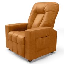 Poltrona do Papai Reclinável Para Cinema Praddo FH9 PU Whisky - Mpozenato Poltrona do Papai Reclinável Para Cinema Praddo FH9 PU Whisky - Mpozenato