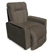 Poltrona do Papai Reclinável para Descanso Veludo Cappuccino