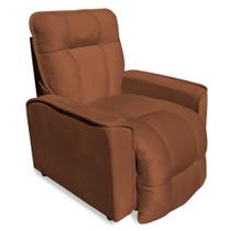 Poltrona do Papai Reclinável para Descanso Veludo Terracota