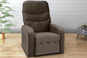 Poltrona do Papai Reclinável Punto Marrom Matrix