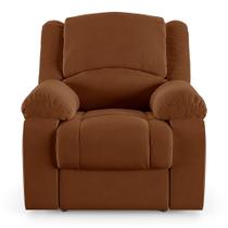 Poltrona do Papai Reclinável Sala de Cinema Barcelona Power Elétrica Massagem USB Veludo Terracota G23 Poltrona do Papai Reclinável Sala de Cinema Barcelona Power Elétrica Massagem USB Veludo Terracota G23