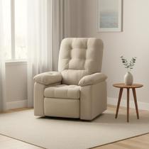 Poltrona do Papai Reclinável Suede Veludo Estoril Espresso Móveis Poltrona do Papai Reclinável Suede Veludo Estoril Espresso Móveis