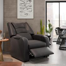 Poltrona Do Papai Retrátil Decor Com Encosto Reclinável de Descanso Para Sala De Tv