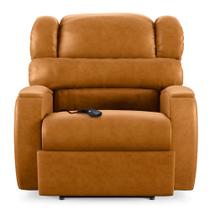 Poltrona do Papai Sala de Cinema Reclinável Manchester Controle Power Elétrico USB PU Whisky G23