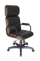 Poltrona Eames Presidente Linha Capa em Madeira Preto Poltrona Eames Presidente Linha Capa em Madeira Preto