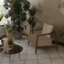 Poltrona em Algodão Encosto Removível Vita