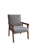 Poltrona em Madeira Macissa para Sala Espera Consultorio Decorativa