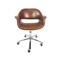 Poltrona Escritório Eduarda cor Whisky regulagem de altura - Poltronas do Sul