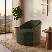 Poltrona Estilo Contemporaneo Conforto e Qualidade Verde Leticia Poltrona Estilo Contemporaneo Conforto e Qualidade Verde Leticia