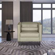 Poltrona Estofada Ellus Couro Legítimo