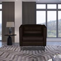 Poltrona Estofada Ellus Couro Legítimo