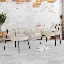 Poltrona Estofada Stout Corriente Est.Preta