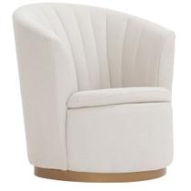 Poltrona Évora Base Aço Ouro Fosco Poliéster Off White - Nexta Casa Poltrona Évora Base Aço Ouro Fosco Poliéster Off White - Nexta Casa