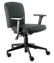 Poltrona Executiva com Braços Linha Alpha Verde Poltrona Executiva com Braços Linha Alpha Verde