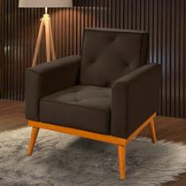 Poltrona Florença Veludo Café Poltrona Florença Veludo Café