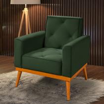 Poltrona Florença Veludo Verde Poltrona Florença Veludo Verde