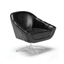 Poltrona Giratória Corano Base Cromada Preto Poltrona Giratória Corano Base Cromada Preto