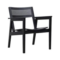 Poltrona Gusty Com Encosto Telinha Assento Anatômico - Preto