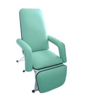 Poltrona Hospitalar Descanso Reclinável Estofado Verde Bebê