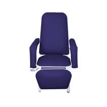 Poltrona Hospitalar Descanso Reclinável Standard Azul Marinho