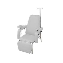 Poltrona Hospitalar Para Coleta e Hemodiálise Com Suporte de Soro Standard Branca Poltrona Hospitalar Para Coleta e Hemodiálise Com Suporte de Soro Standard Branca