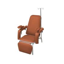 Poltrona Hospitalar Para Coleta e Hemodiálise Com Suporte de Soro Standard Laranja Poltrona Hospitalar Para Coleta e Hemodiálise Com Suporte de Soro Standard Laranja