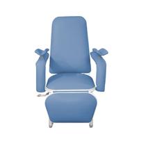 Poltrona Hospitalar Para Coleta e Hemodiálise Standard Azul Céu