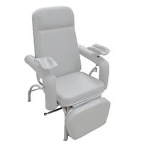 Poltrona Hospitalar Reclinável Para Coleta e Hemodiálise Comfort Branca