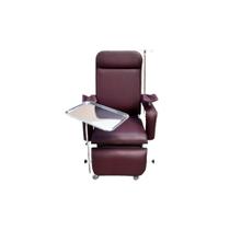 Poltrona Hospitalar Reclinável Para Coleta Luxo Com Suporte de Soro Rodízios e Bandeja Vinho Poltrona Hospitalar Reclinável Para Coleta Luxo Com Suporte de Soro Rodízios e Bandeja Vinho
