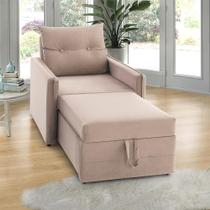 Poltrona Icaria 3 em 1 Poltrona Chaise Cama Estofama