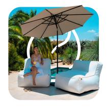 Poltrona Impermeável para Área Externa Joy Eco Flame Garden