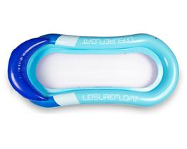 Poltrona inflável para piscina Float Lounge em PVC azul