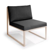 Poltrona Inga Aço Carbono Dourado Poltrona Inga Aço Carbono Dourado