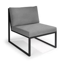 Poltrona Inga Aço Carbono Preto Poltrona Inga Aço Carbono Preto