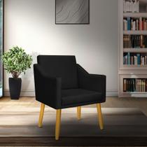 poltrona Isa decorativa sala escritorio pés palito