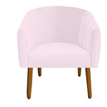 Poltrona Julia Decoração Salão Cadeira Escritório Recepção Estar Amamentação Suede Rosa Bebê - D'Classe Decor Poltrona Julia Decoração Salão Cadeira Escritório Recepção Estar Amamentação Suede Rosa Bebê - D'Classe Decor