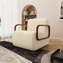 Poltrona Kiev em Madeira de Eucalipto Movellu Home