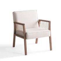 Poltrona Lara Bege e Nogueira