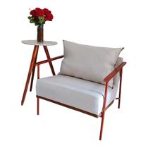 Poltrona Lara Linho Off Poltrona Lara Linho Off